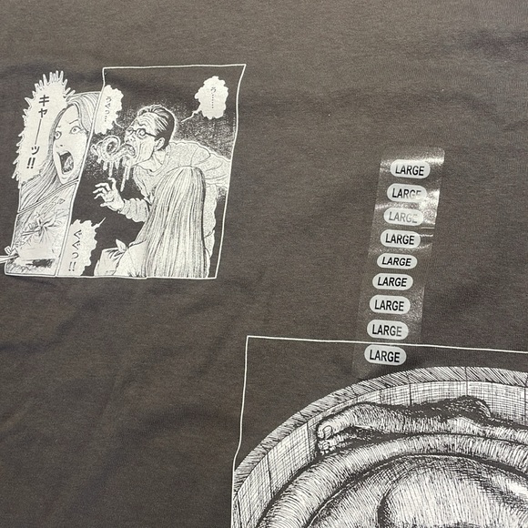 Ripple Junction, Uzumaki Spiral Man T-Shirt, Size Large, NWT, Free Shipping - Picture 4 of 4